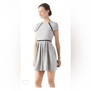 Tibi Herringbone Tweed Knit Dress 6